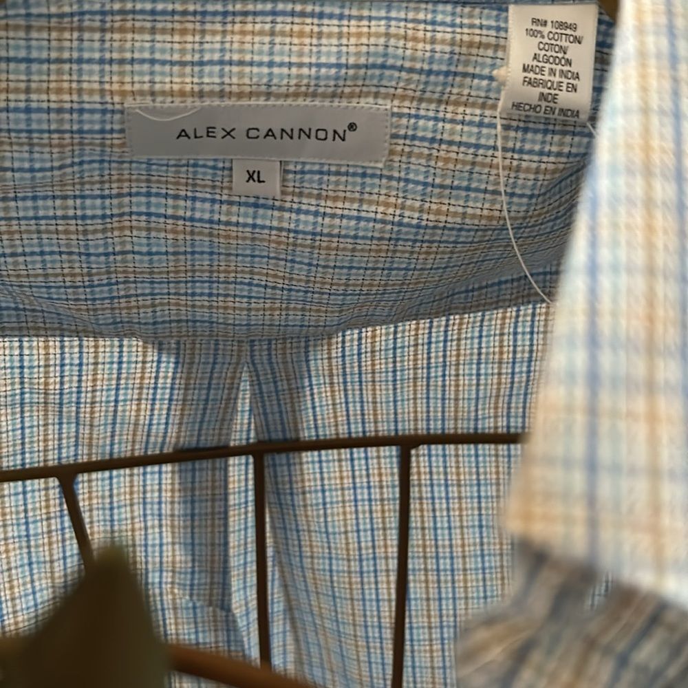 Alex Cannon Dress Men's shirt size XL NWT - Picture 6 of 9